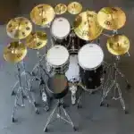 4 pieces drum cymbals
