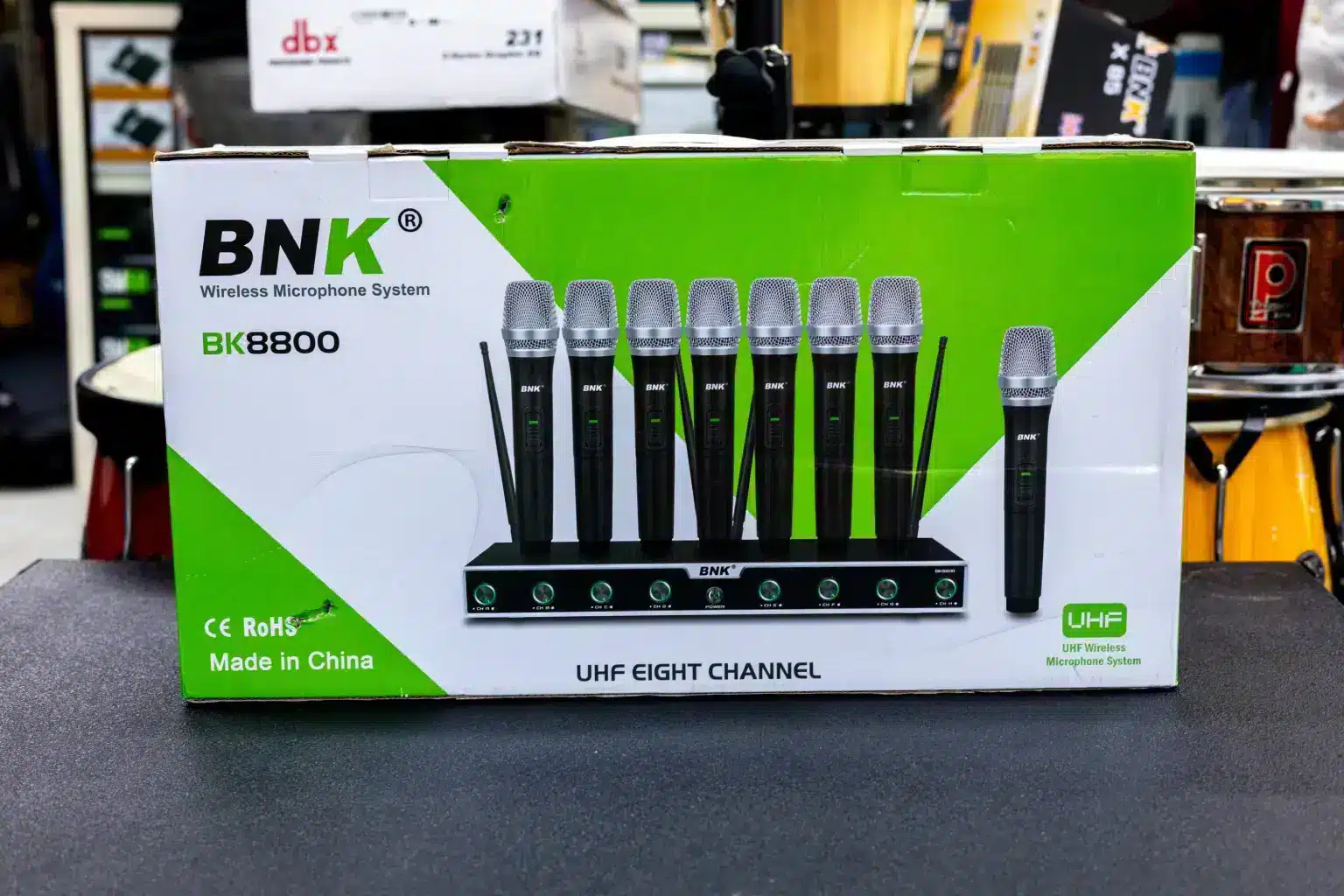 BNK BK8800 8 in 1 Wireless Microphone 8 Bnk 8800 mic best price