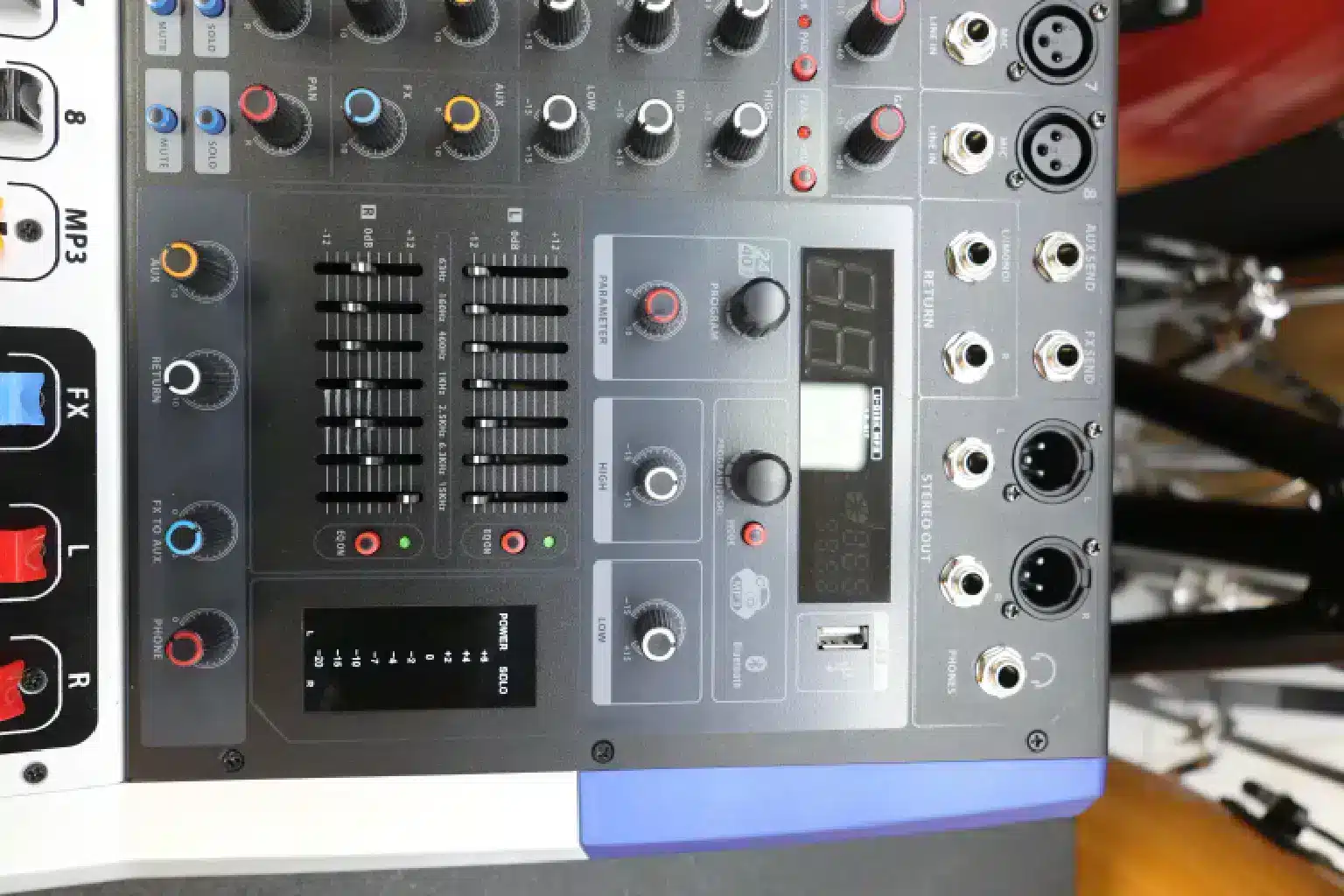 Pev Pro KV 80 8 Channel Mixer 1 KV 80 8 channel mixer setup