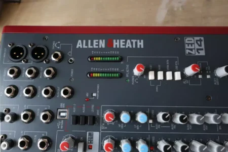 Allen & Heath ZED-14 7 Allen & Heath ZED 14 recording studio