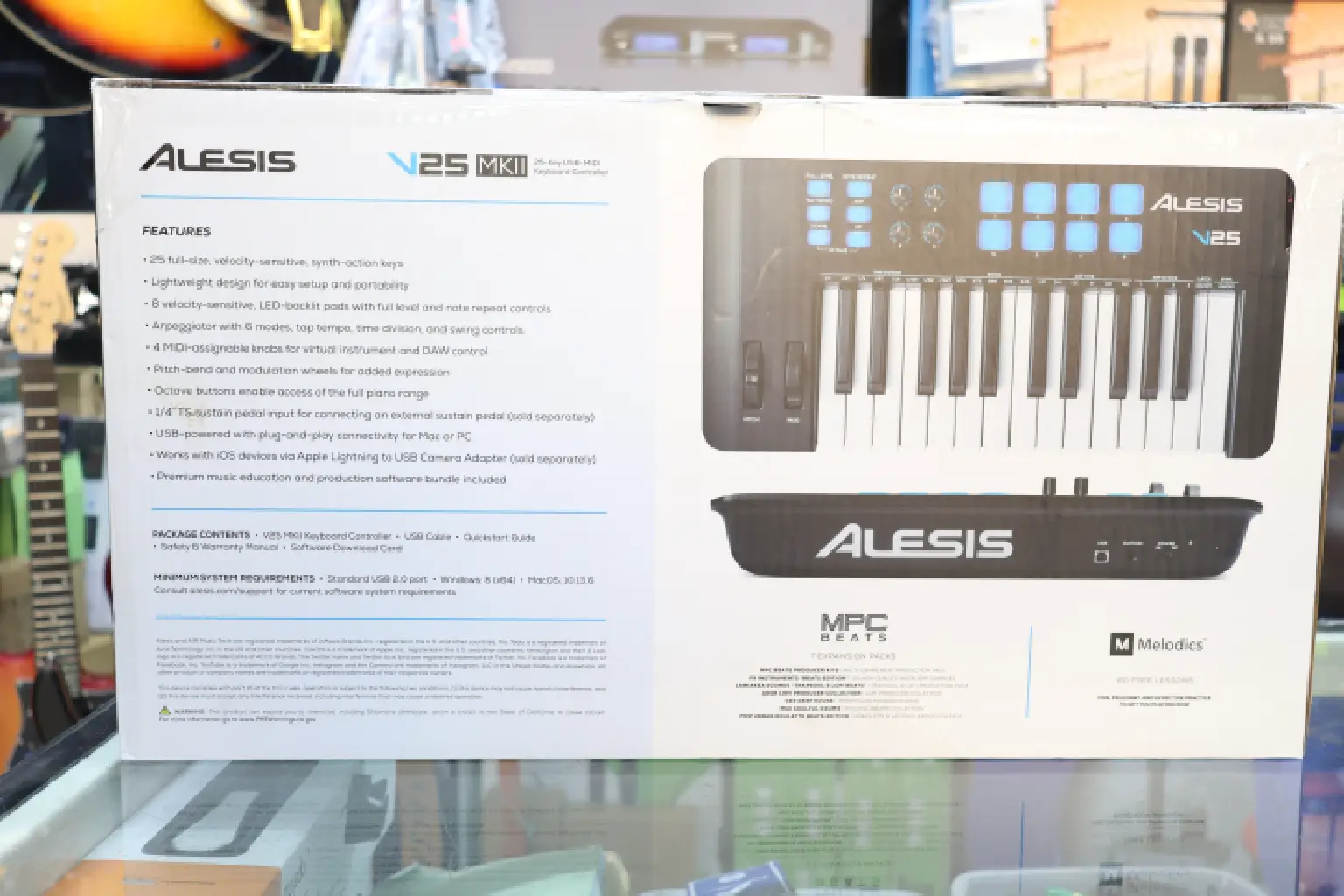 Alesis V25 MKII USB MIDI Controller 7 Alesis V25 setup