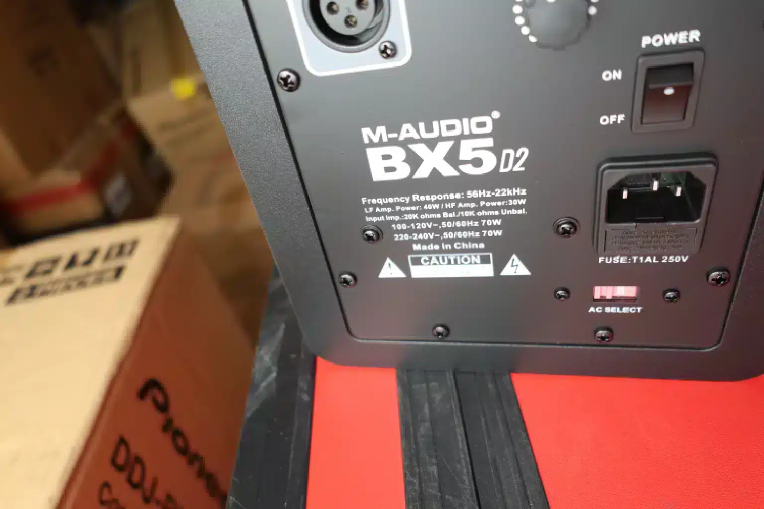 M-audio BX5D2 Studio Monitor 21 BX5 D2 frequency response