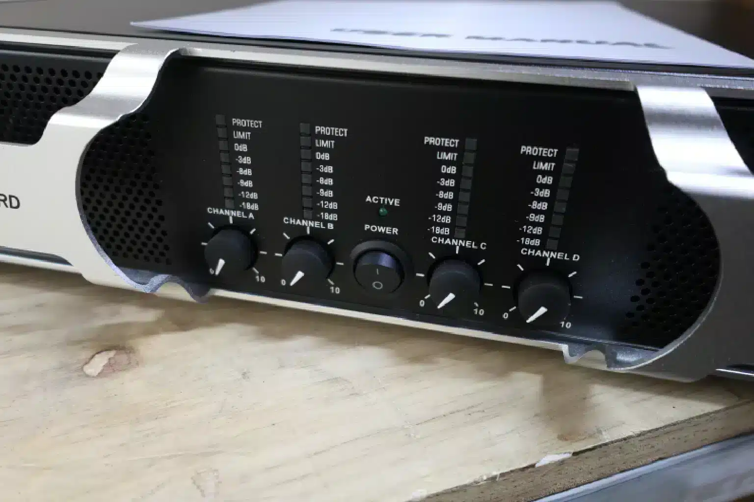 Power Sound Standard TD4800 Original Power Amplifier 7 TD 4800 amp user manual