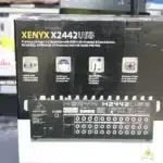 Behringer SX2442FX for live performances,