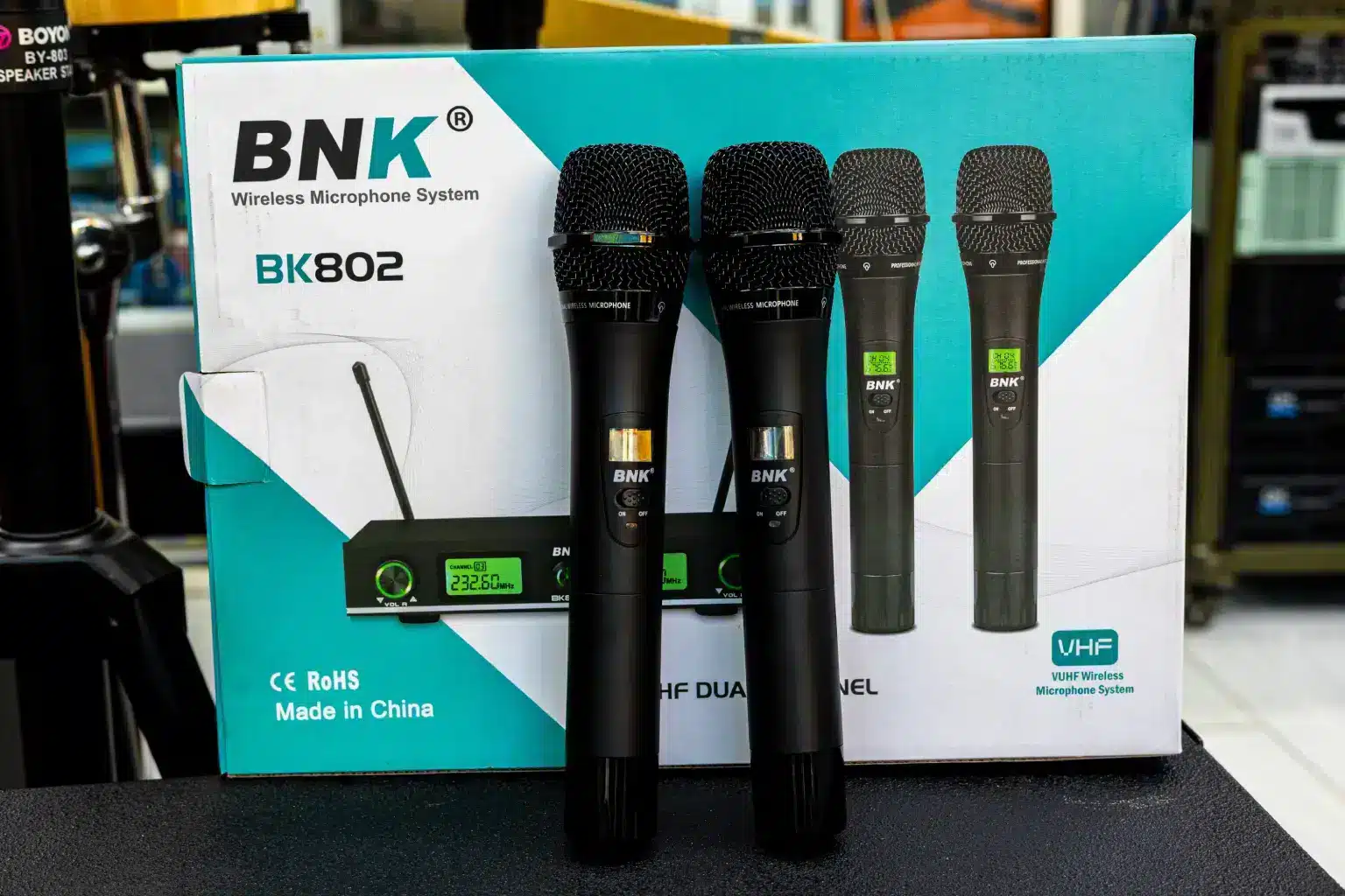 BNK BK802 Wireless Microphone System 3 Bnk wireless Microphone prices