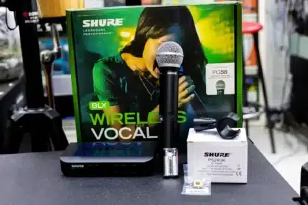 Shure BLX24 PG58 wireless Microphone 5 wireless microphone music shops