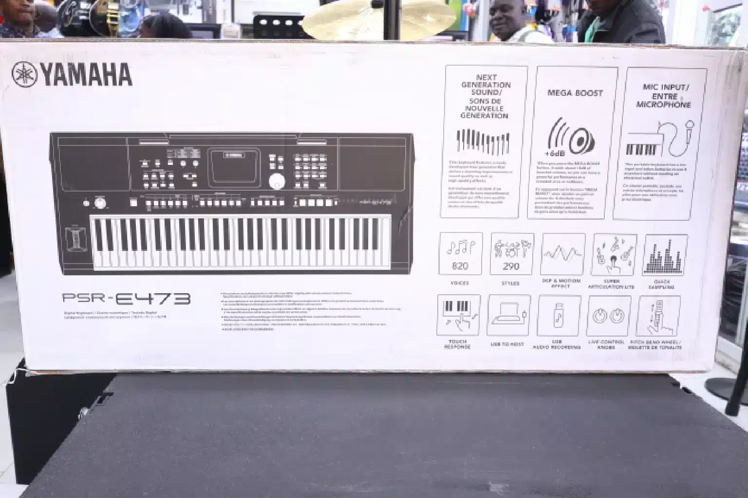 Yamaha PSR E473 keyboard 6 Yamaha PSR E473 voices