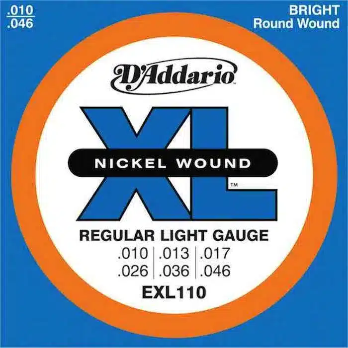 DAddario-EXL110-Nickel-Wound-Electric-Guitar-Strings-Regular-Light-10-46 guitar strings