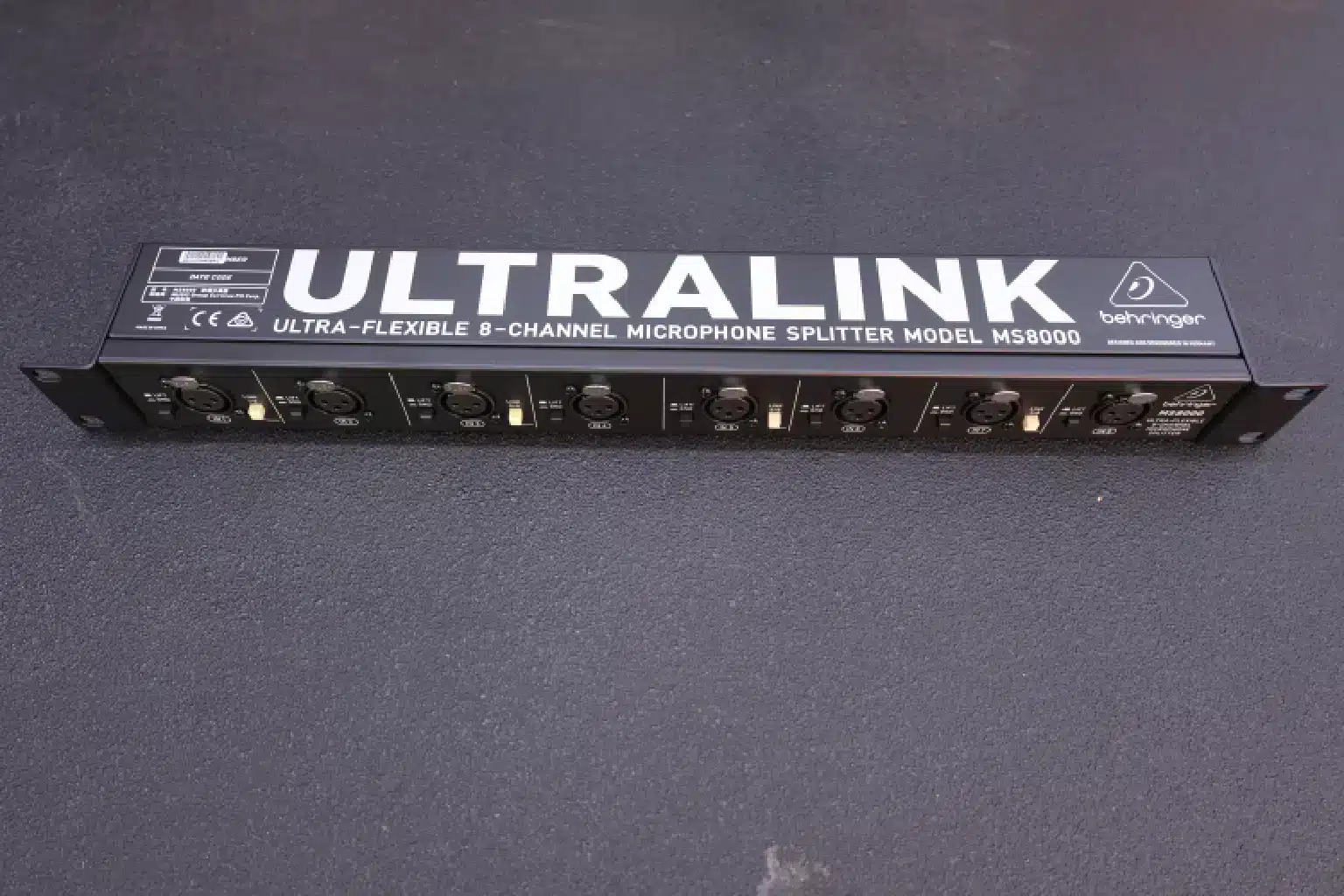 Behringer Ultralink MS8000 8-Channel Microphone Splitter 2 MS8000 signal distributor