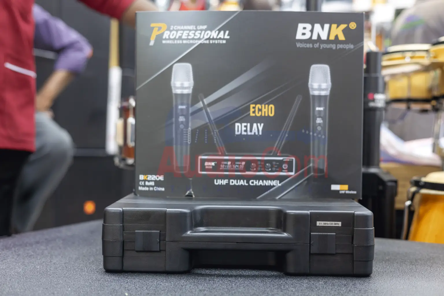 BNK BK220E 2 Channel UHF Professional Wireless Microphone 3 A11 14