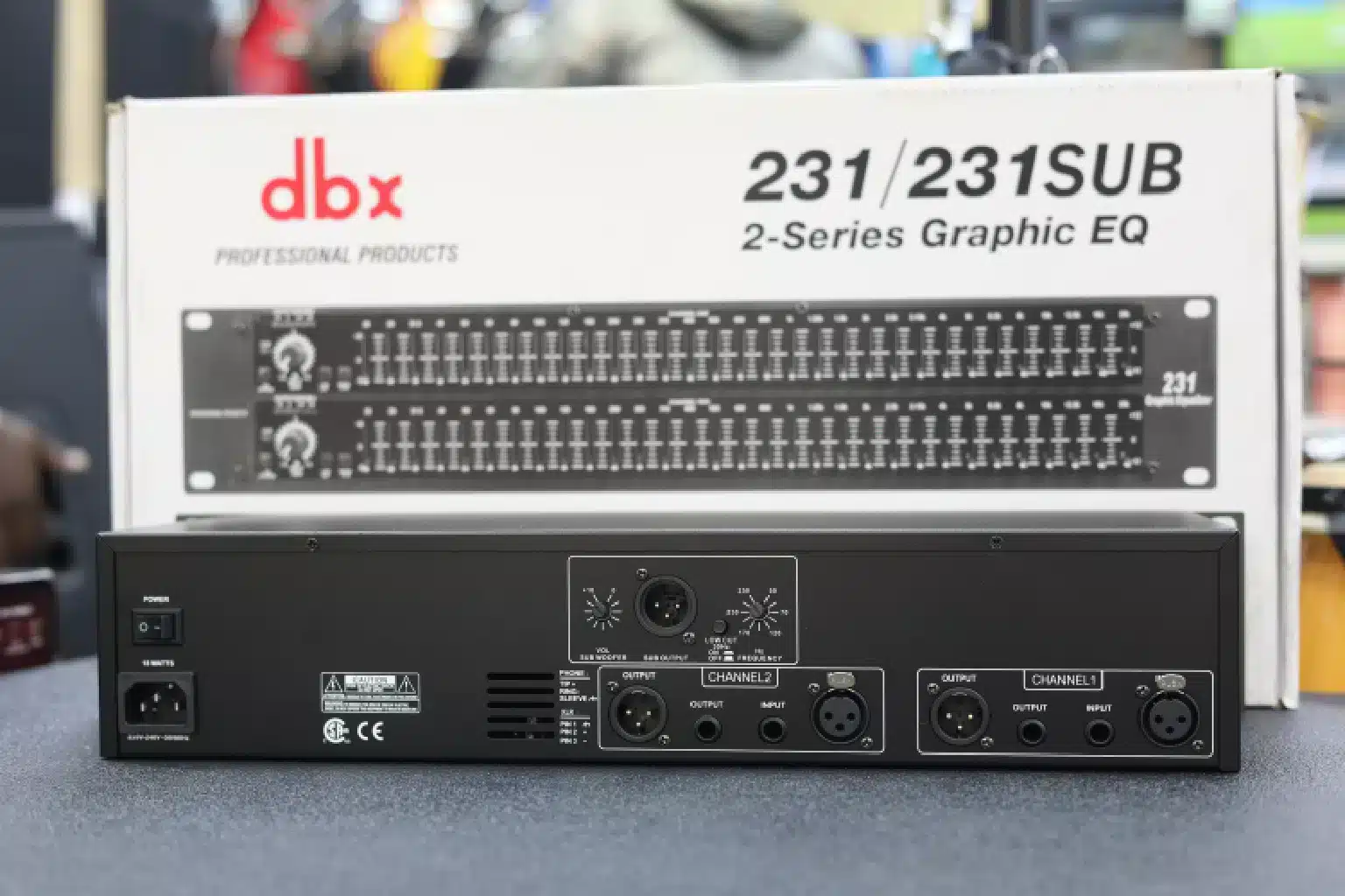 DBX 231/231SUB 2 Series Graphic Equalizer 7 Behringer DBX 231-231 SUB setup