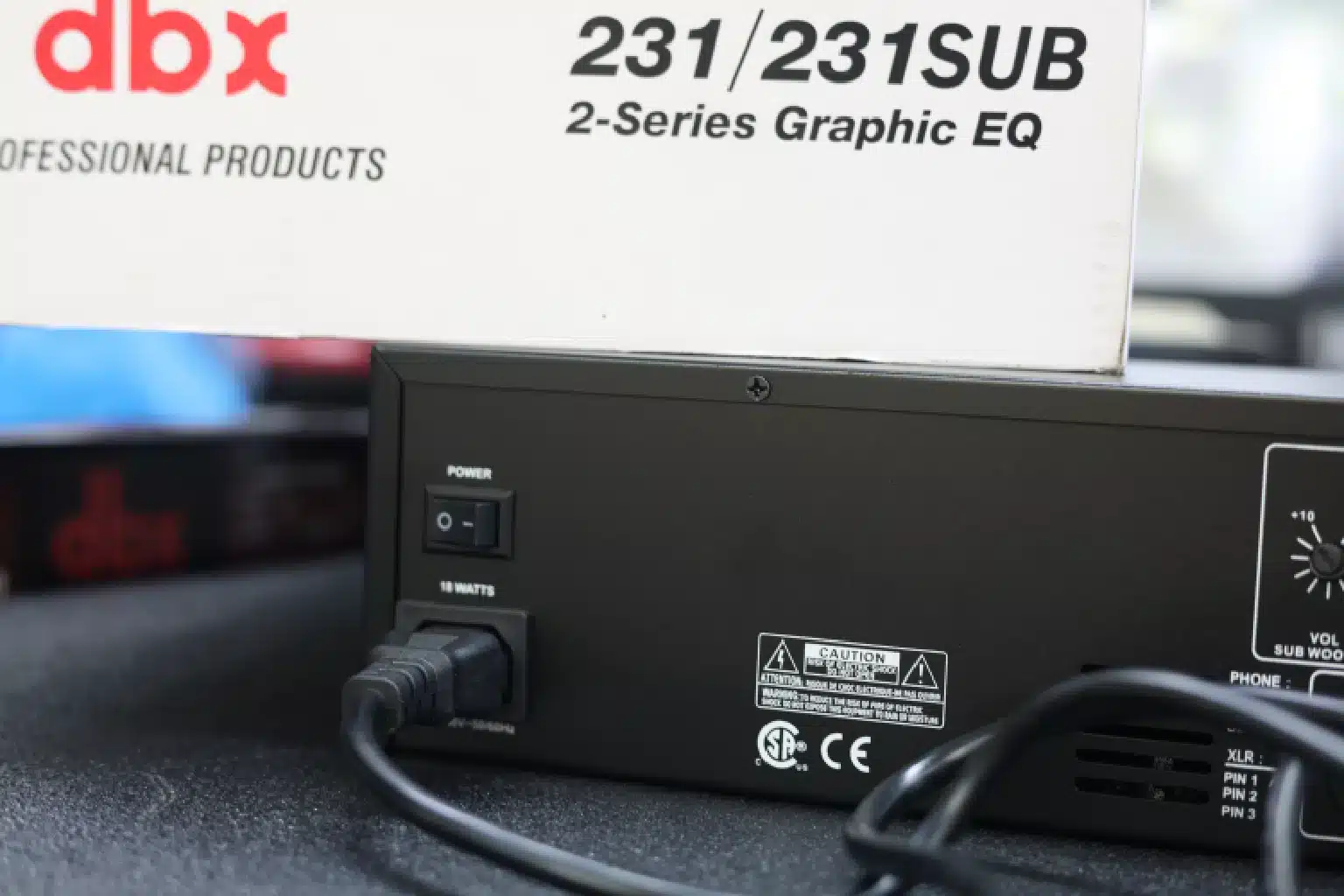 DBX 231/231SUB 2 Series Graphic Equalizer 11 Behringer DBX 231-231 SUB setup