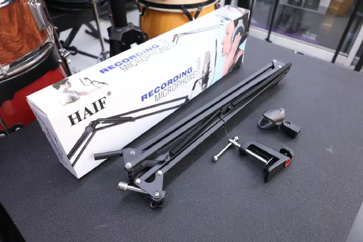 Haif Recording Microphone Stand 2 Floor standing recording mic stand