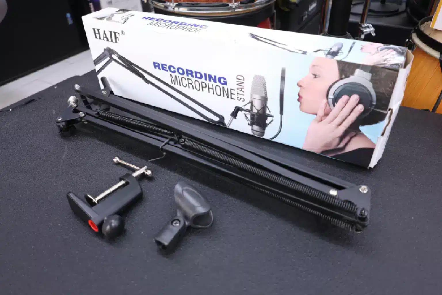 Haif Recording Microphone Stand 6 Clamp recording mic stand