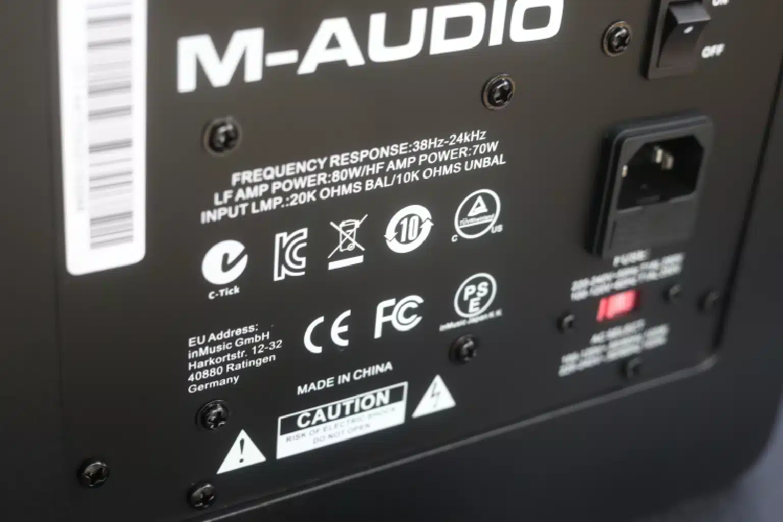 M-Audio BX8 D3 Studio Monitor 8 BX8 D3 user manual