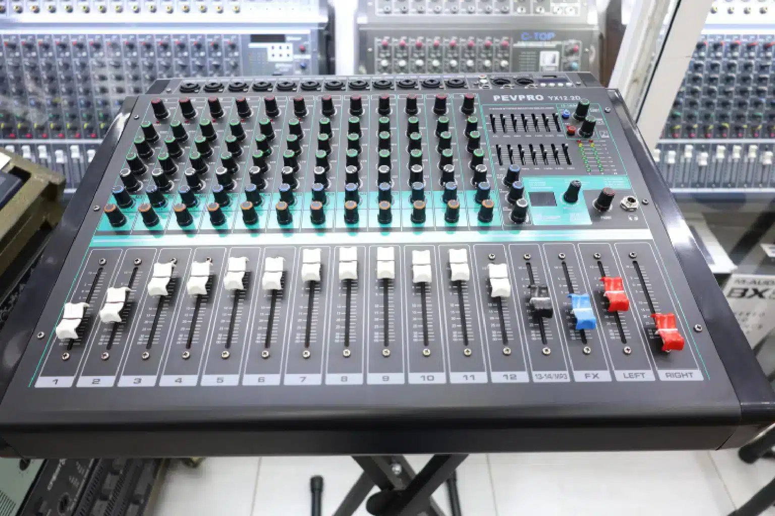 PEV PRO YX12.2D 12-channel Audio Mixer 7 audio mixer system