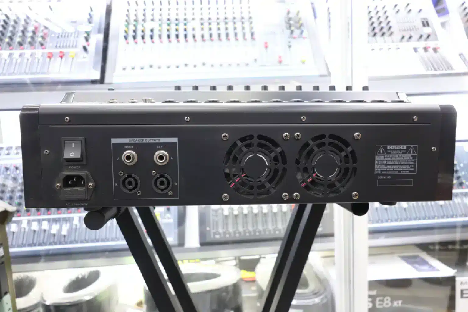 PEV PRO YX12.2D 12-channel Audio Mixer 5 PEV PRO mixer setup