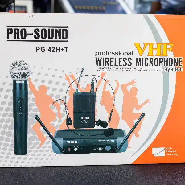Pro Sound PG 42H +Professional Wireless Microphone (2) Pro Sound PG42H T