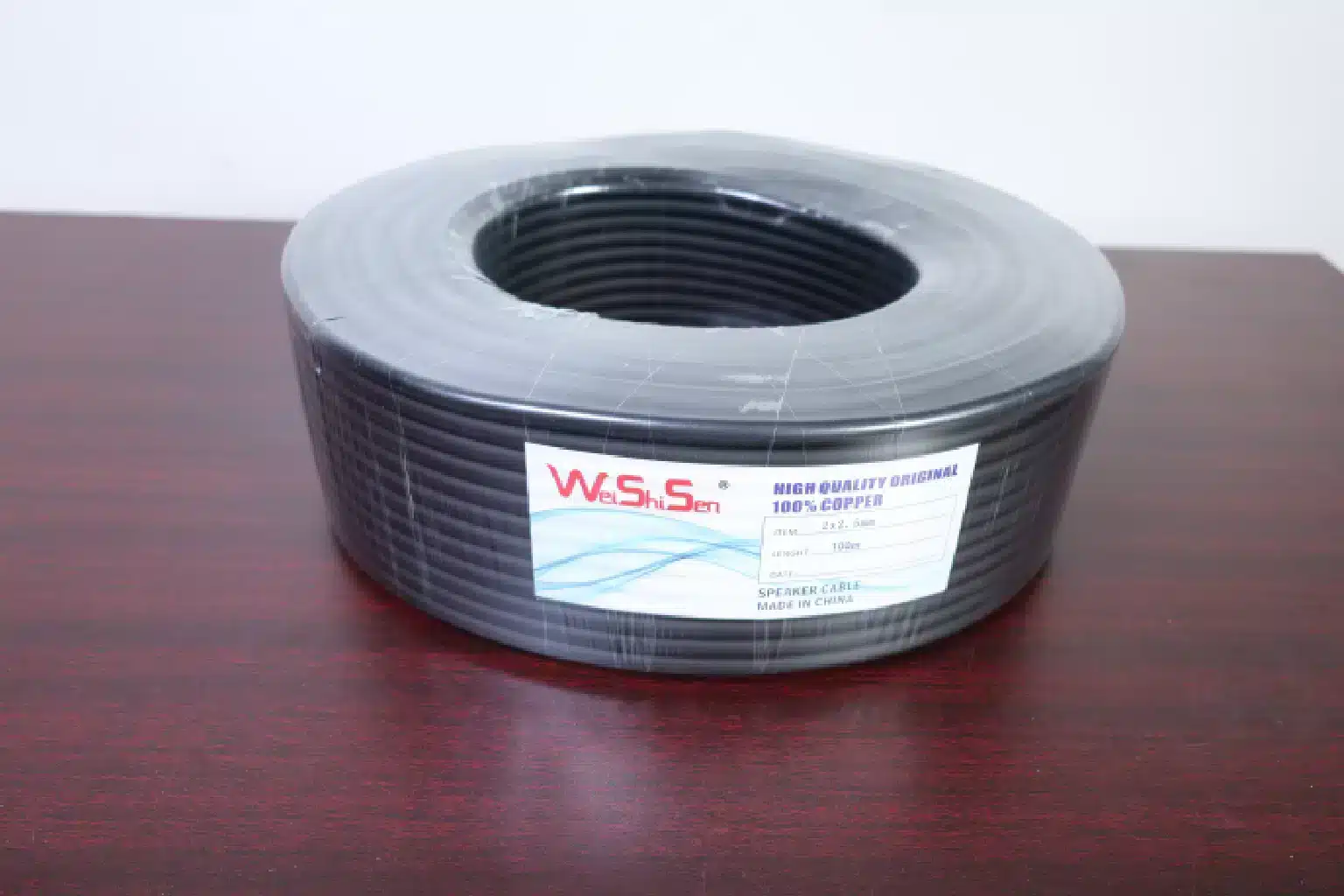 WeiShiSen 2*2.5mm Speaker Cables 4 WeiShiSen Audio Cable Roll