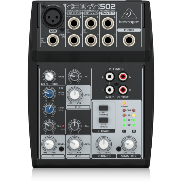 Behringer XENYX 502 Mixer (3) Behringer XENYX 502 Mixer