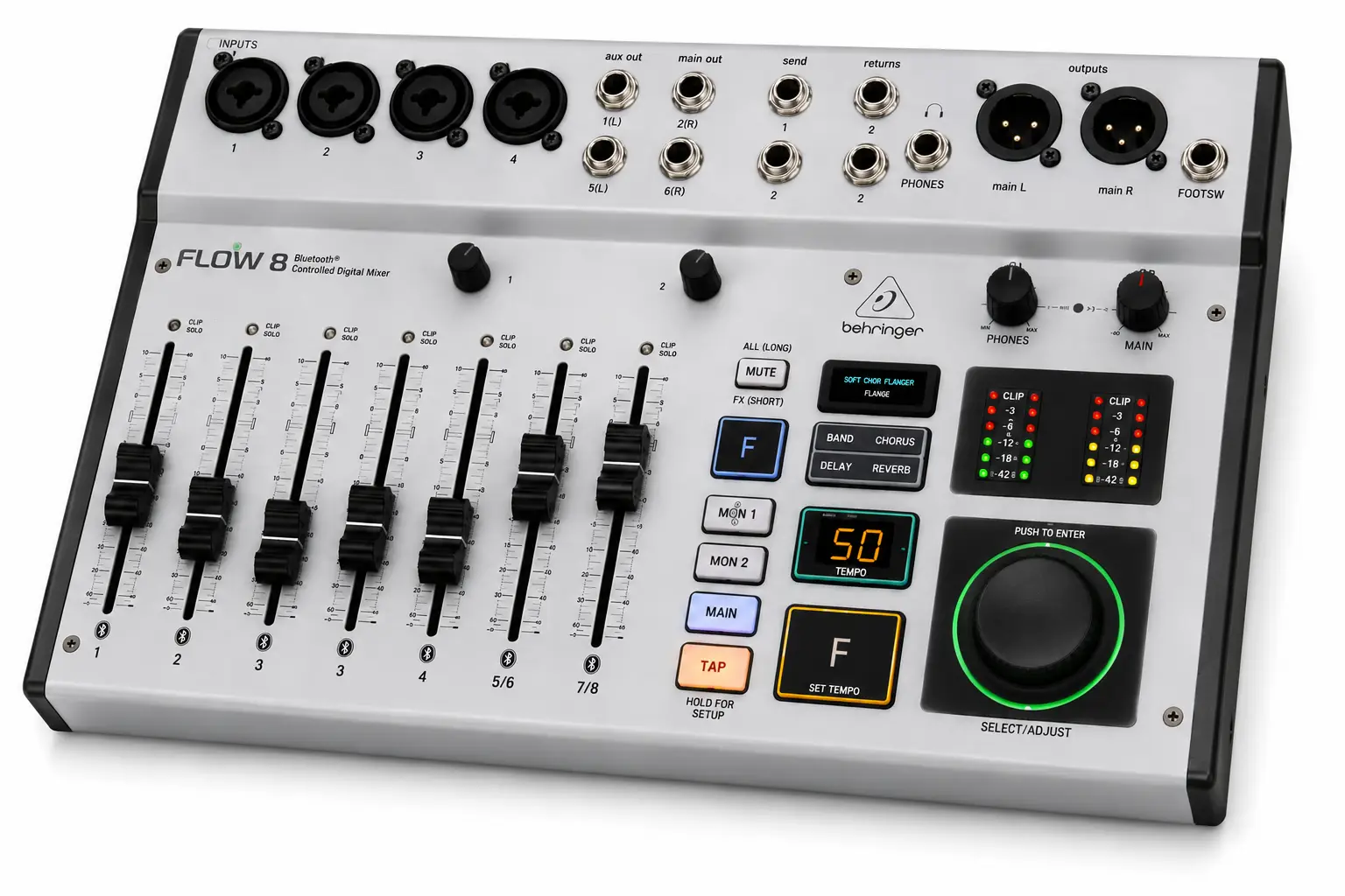 Behringer Flow 8 Mixer Review: Smart Digital Mixing for Mobile Audio Professionals 11 Behringer Flow 8 Review