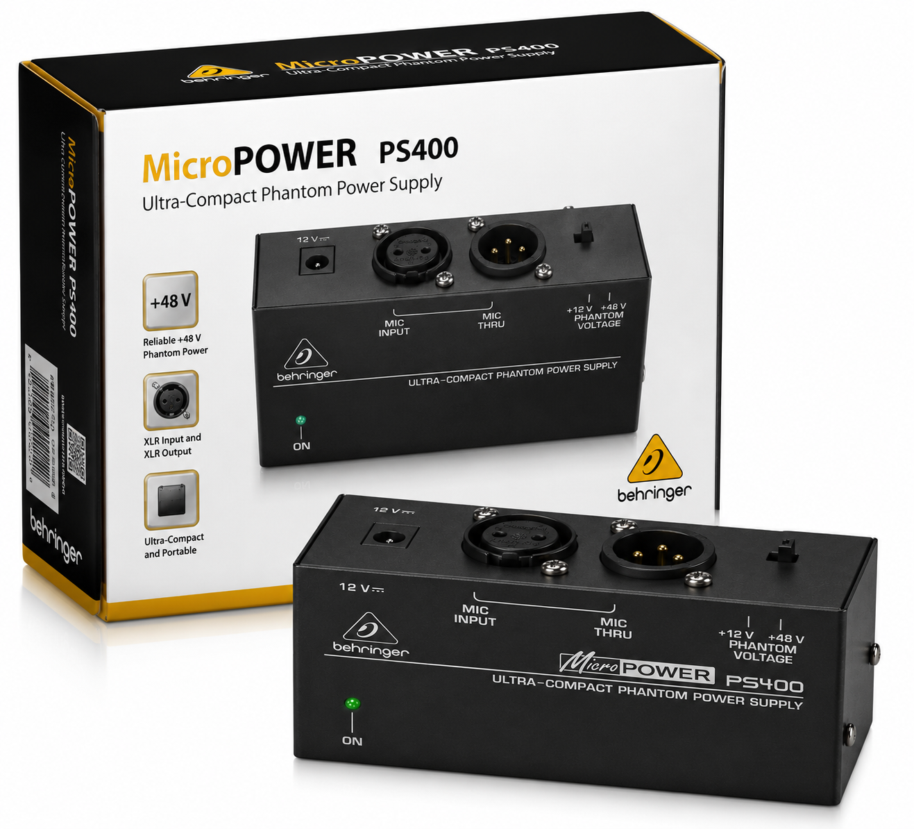 Behringer Phantom Power Supply Unit PS 400 Price In Kenya – Compact Power for Condenser Microphones 14 Behringer PS400 phantom power supply Kenya