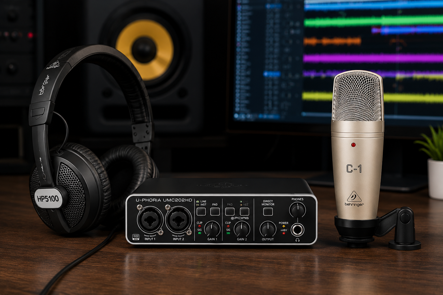 Behringer UPHORIA Studio Pro Kenya: Complete Recording Bundle for Creators 8 Behringer UPHORIA Studio Pro headphones