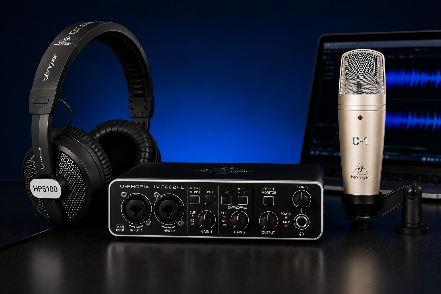 Behringer UPHORIA Studio Pro Kenya: Complete Recording Bundle for Creators 7 Behringer UPHORIA Studio Pro Kenya