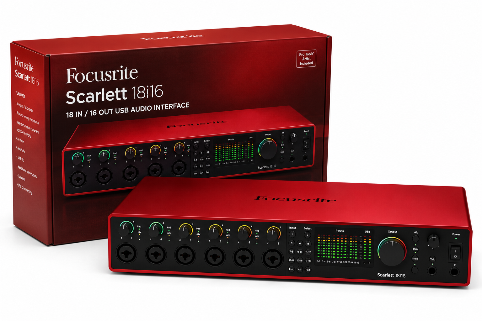 Scarlett 18i16 audio interface
