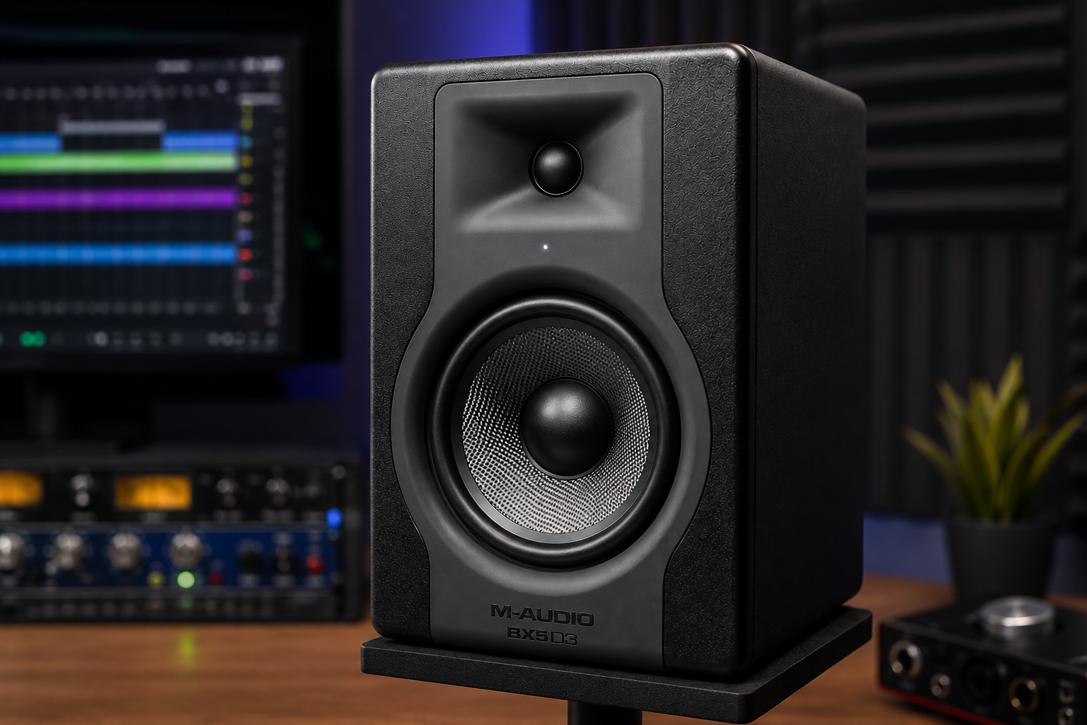 M-Audio BX5 D3 Powered Studio Reference Price In Kenya – Compact Studio Monitor for Producers 15 M-Audio BX5 D3 Powered Monitor Kenya