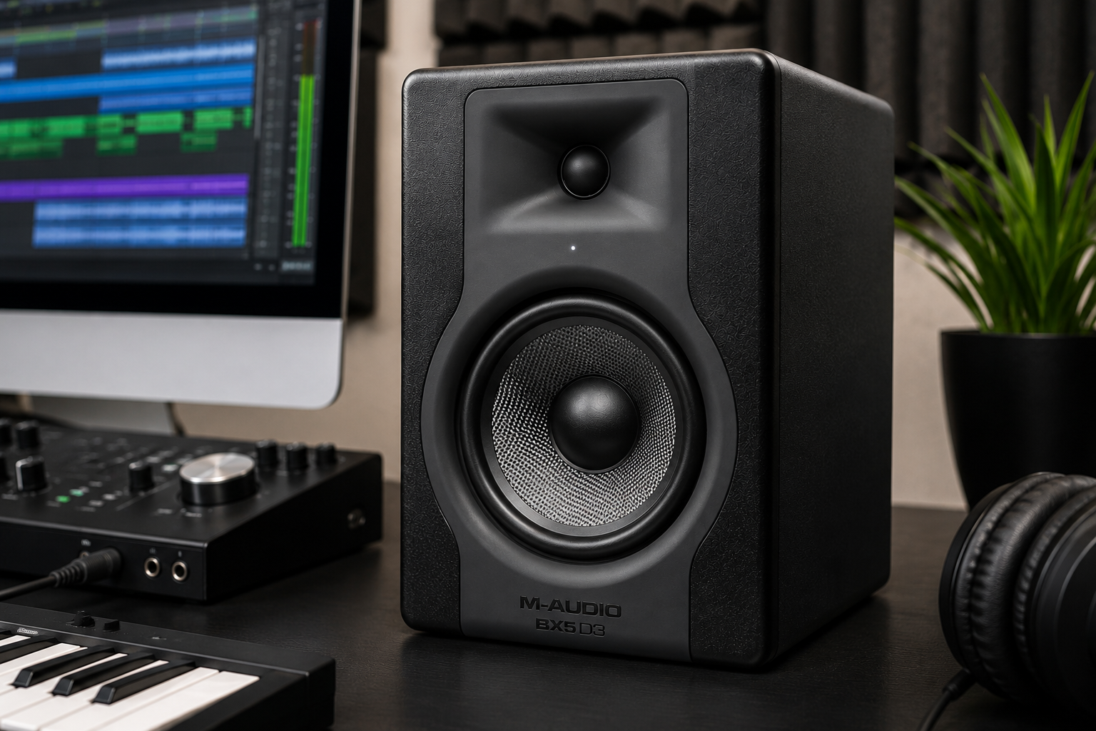M-Audio BX5 D3 Powered Studio Reference Price In Kenya – Compact Studio Monitor for Producers 16 M-Audio BX5 D3 Studio Monitor Kenya