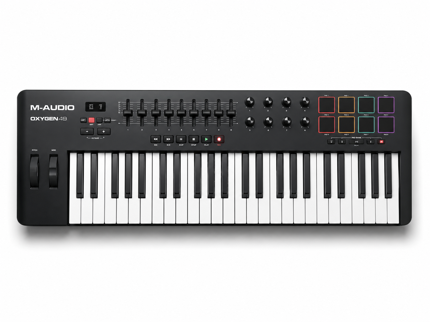 Why the M-Audio Oxygen 49 Is One of the Best MIDI Controllers for Modern Music Production 16 M-Audio Oxygen 49 Keyboard Controller