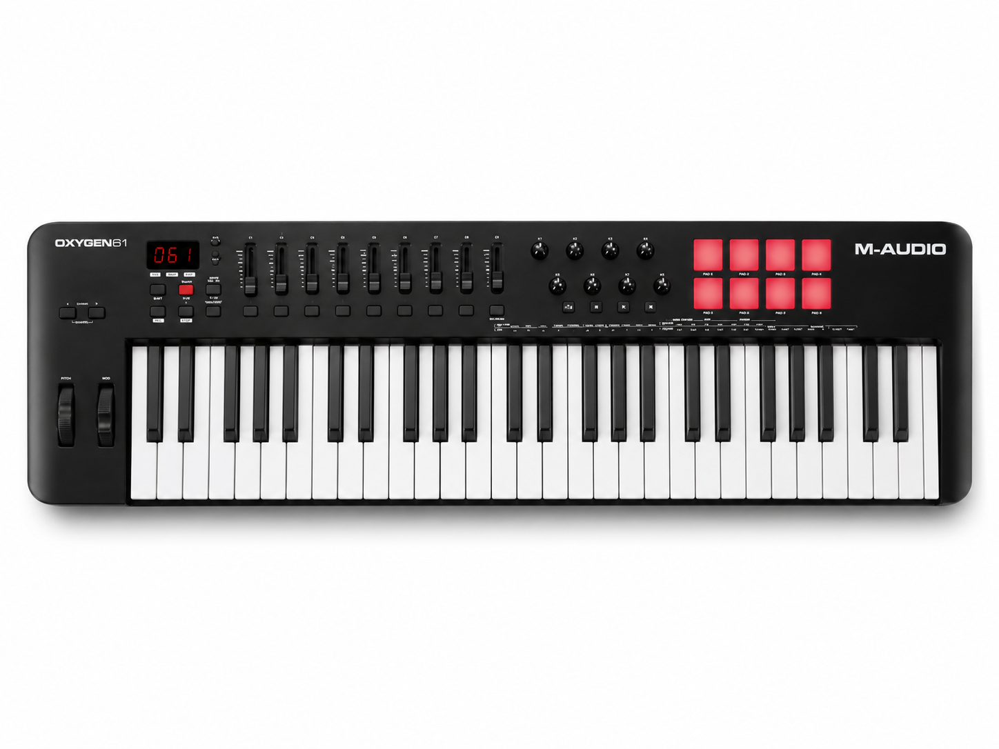 Why the M-Audio Oxygen 61 Is One of the Best MIDI Controllers for Music Production 15 M-Audio Oxygen 61 MIDI Controller