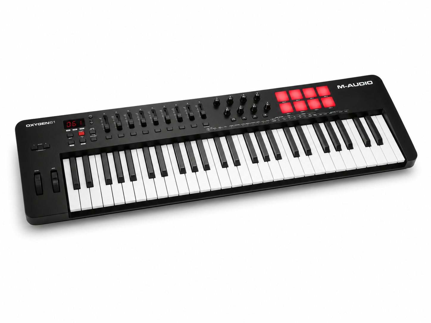 Why the M-Audio Oxygen 61 Is One of the Best MIDI Controllers for Music Production 16 M-Audio Oxygen 61 USB Keyboard