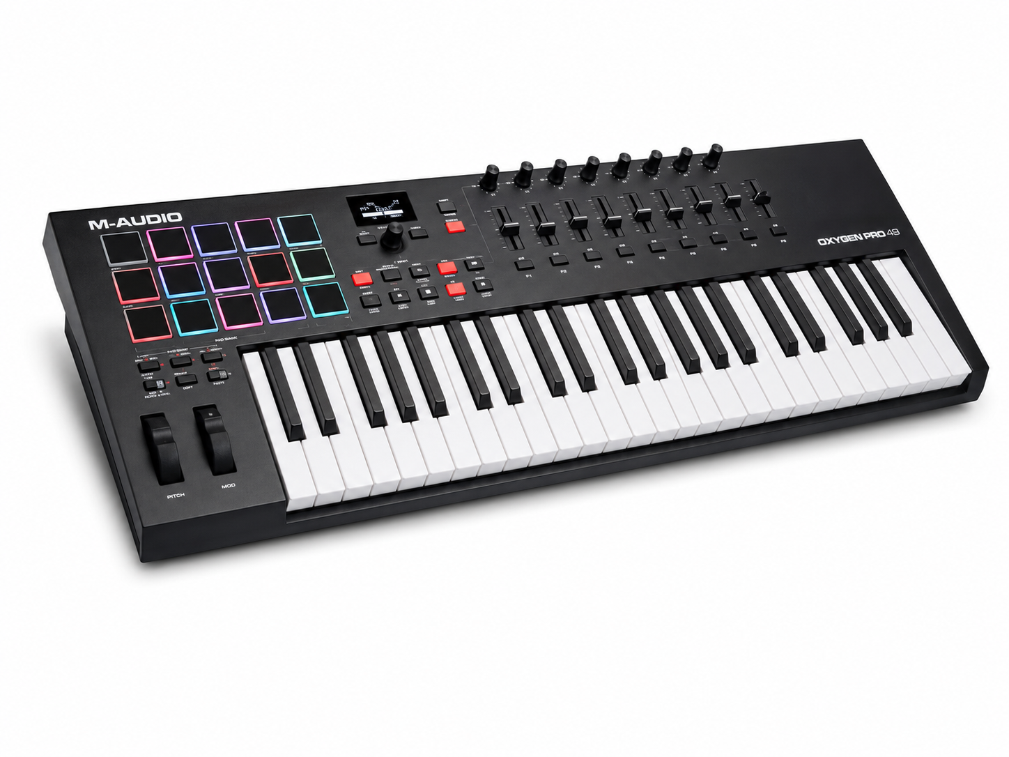 M-Audio Oxygen Pro 49 MIDI Controller – Advanced Production Control for Modern Musicians 15 M-Audio Oxygen Pro 49 MIDI Keyboard