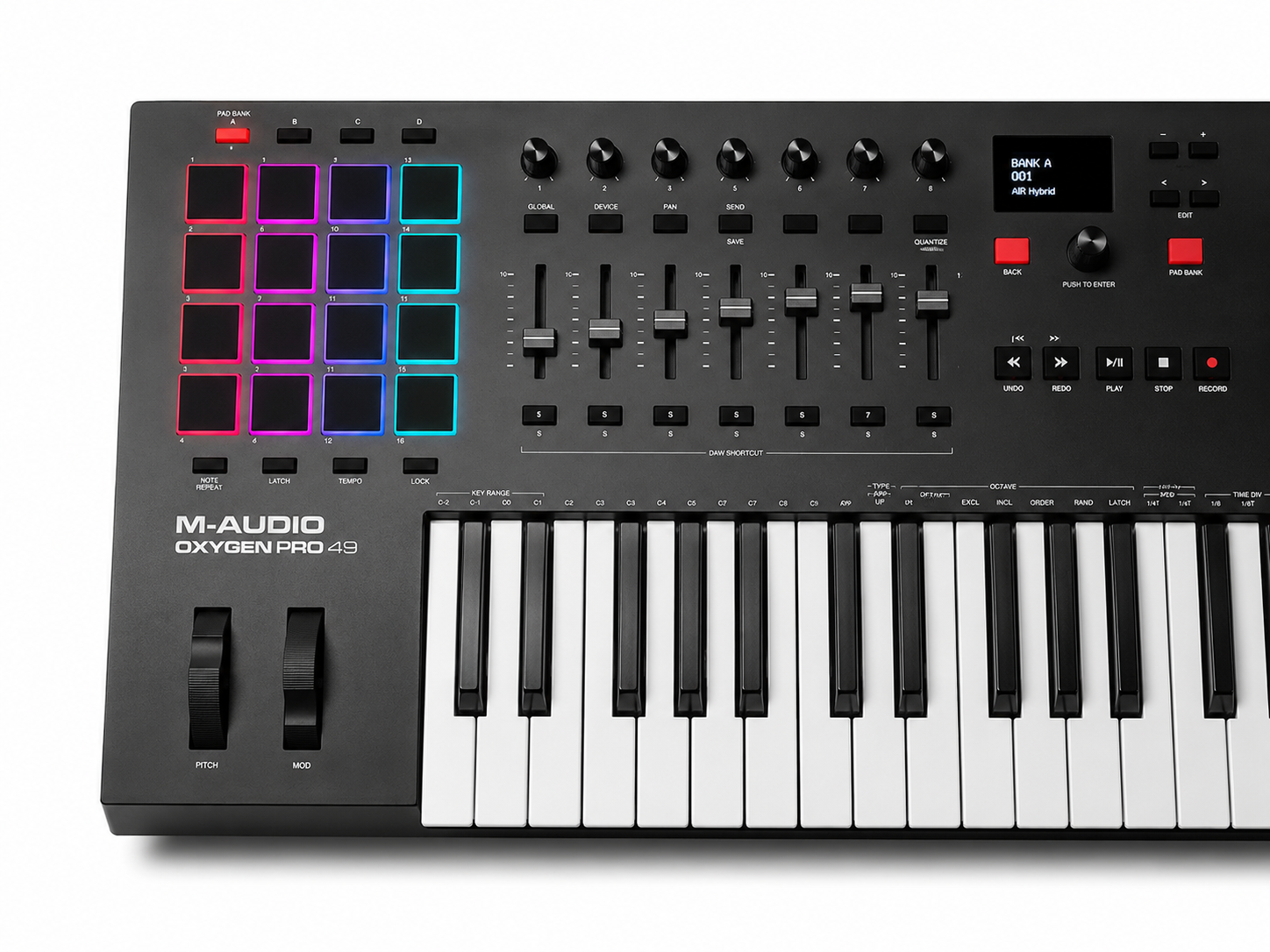 M-Audio Oxygen Pro 49 MIDI Controller – Advanced Production Control for Modern Musicians 13 M-Audio Oxygen Pro 49 for Sale