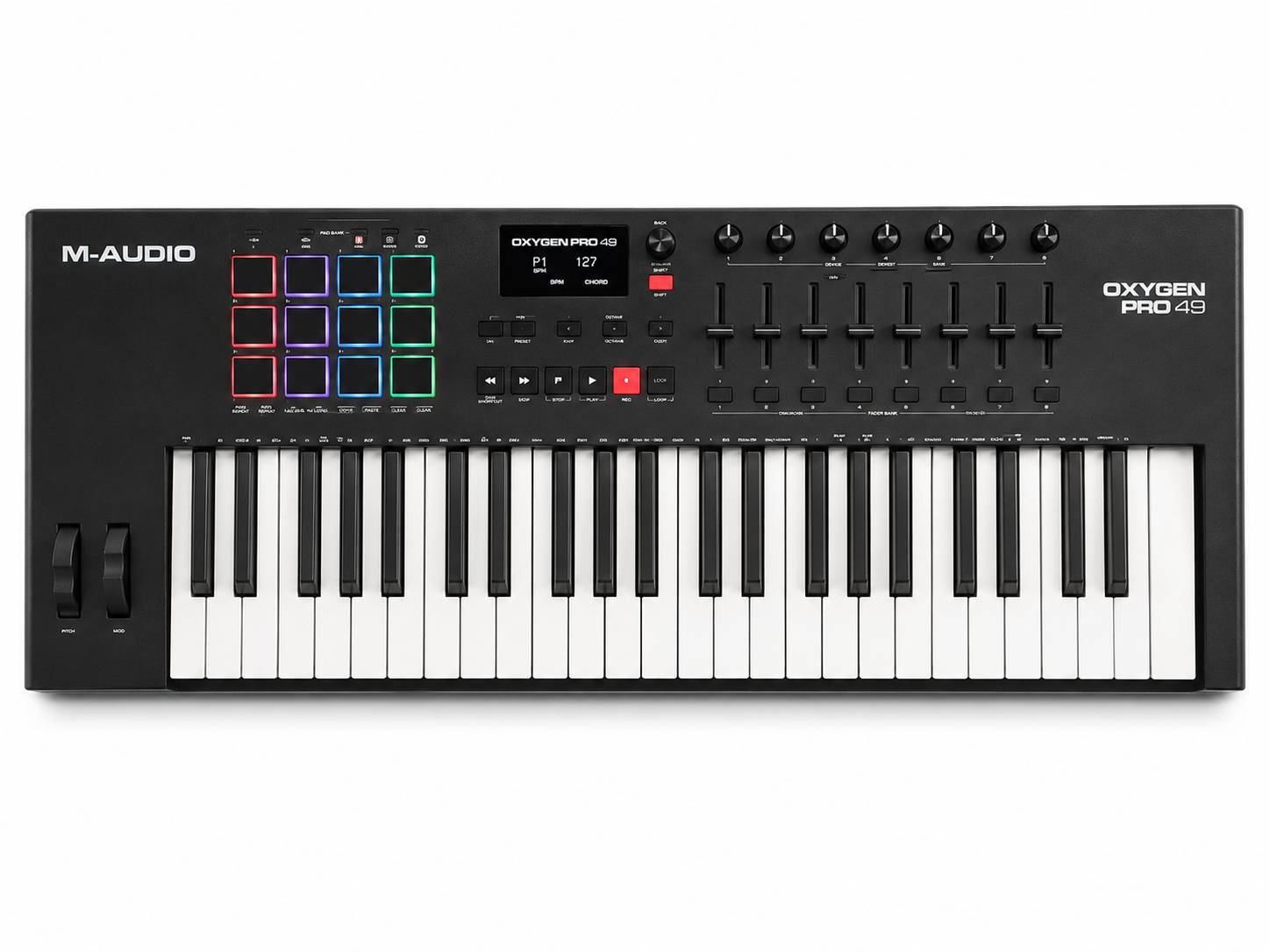 M-Audio Oxygen Pro 49 MIDI Controller – Advanced Production Control for Modern Musicians 16 M-Audio Oxygen Pro 49 Keyboard Controller
