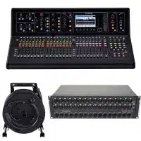 Behringer Midas M32 Digital Mixer – Professional Digital Console for Churches, Live Sound and Studio Recording 14 Midas M32 live system