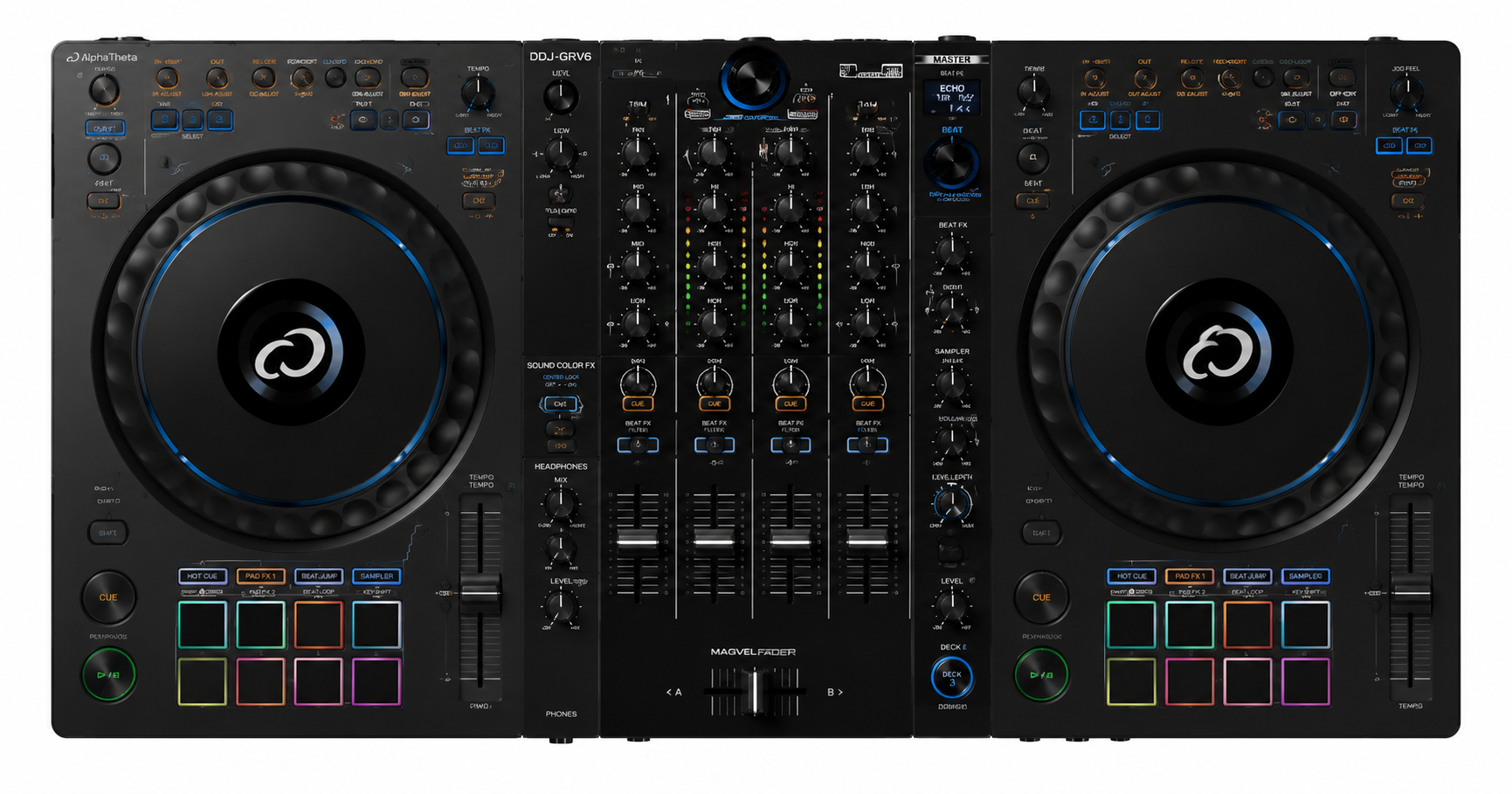AlphaTheta DDJ-GRV6 DJ Controller Price In Kenya – A Creative 4-Channel Controller for Modern DJs 5 AlphaTheta DDJ-GRV6 DJ Controller Price In Kenya