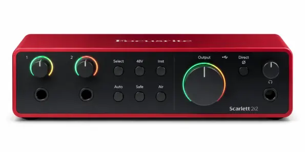 Scarlett 2i2 recording interface