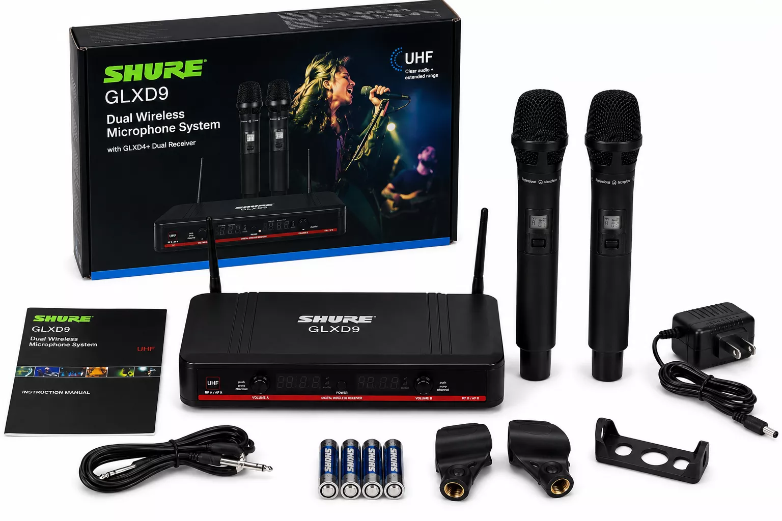 Shure GLXD9 Dual Wireless Microphone System Price In Kenya – Reliable Wireless Sound for Churches, Events and Live Performances 11 Shure GLXD9 Dual Wireless Microphone System Price In Kenya