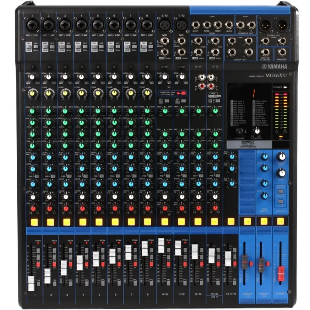 Top Benefits of Using the Yamaha MG16XU Mixer for Live Sound and Recording 16 Yamaha MG16XU Professional Mixer