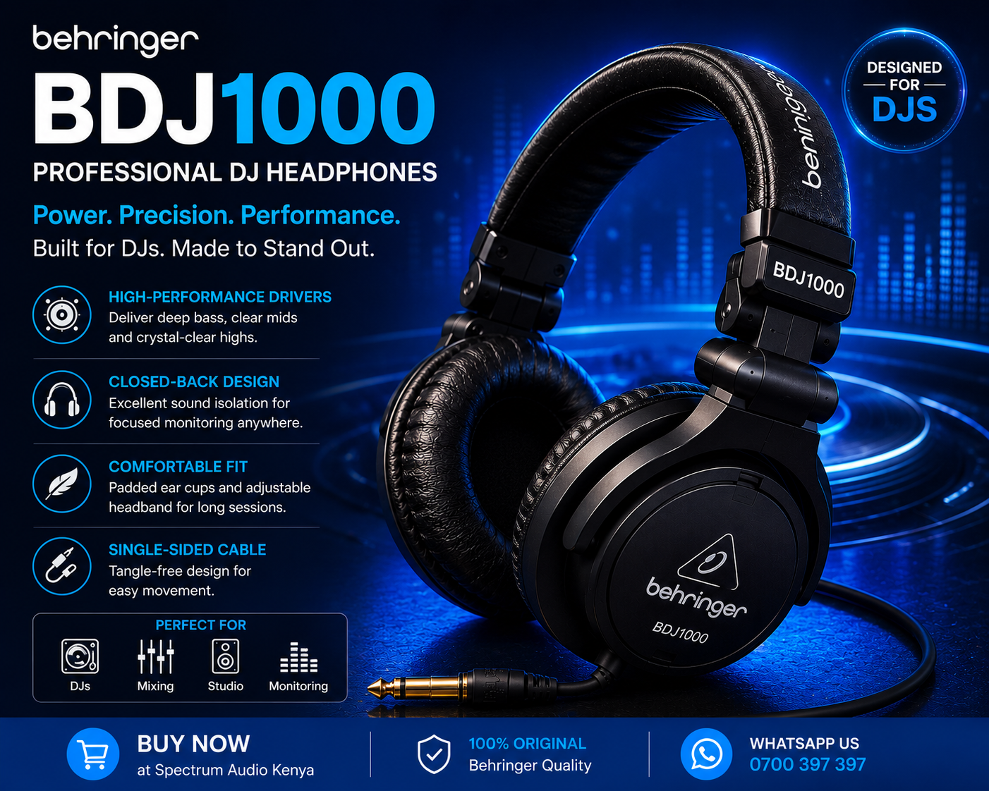 Behringer BDJ1000 Headphones