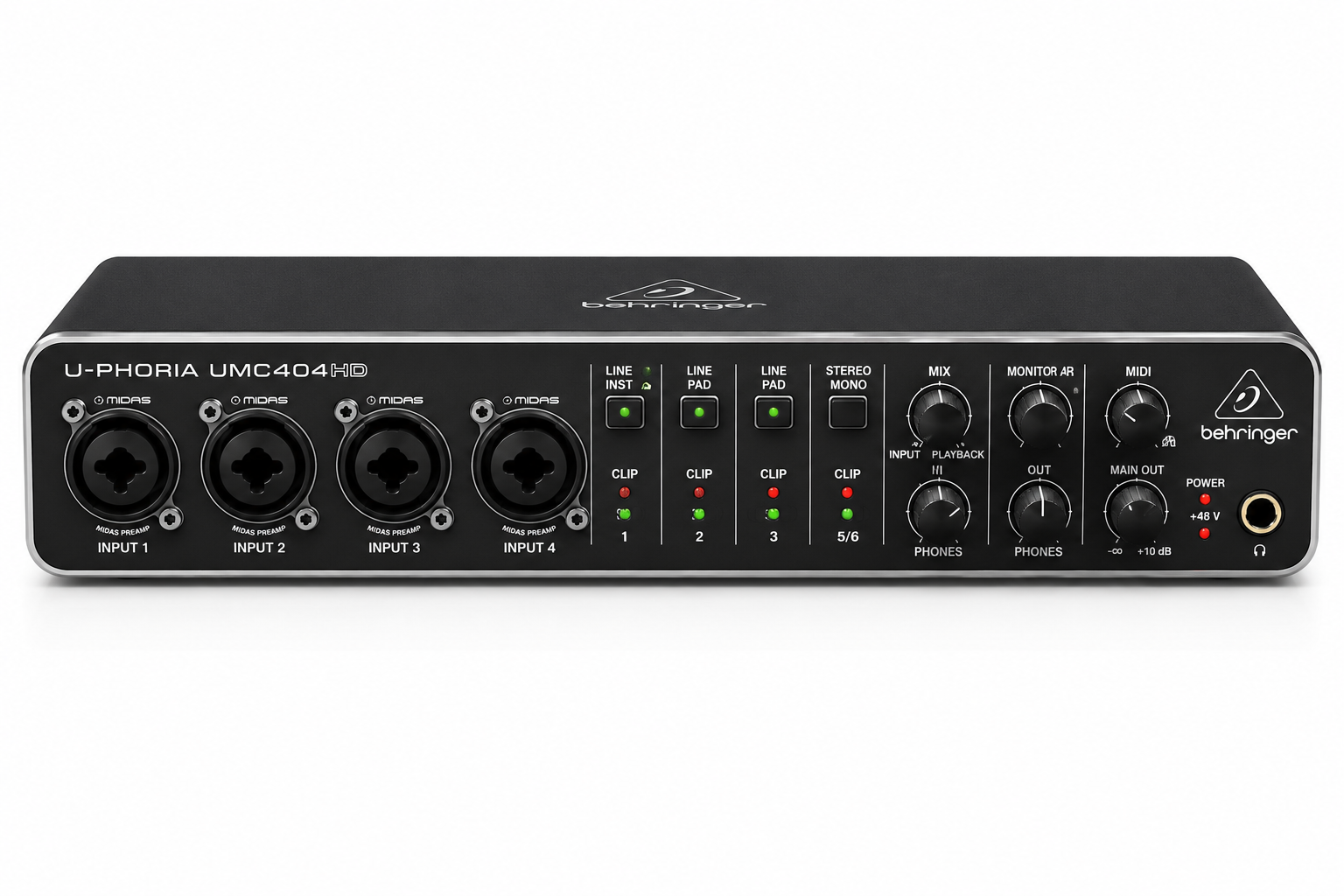Why the Behringer UMC404HD Is a Smart Soundcard for Podcast Studios and Music Creators in Kenya 6 Behringer U-PHORIA UMC404HD Kenya