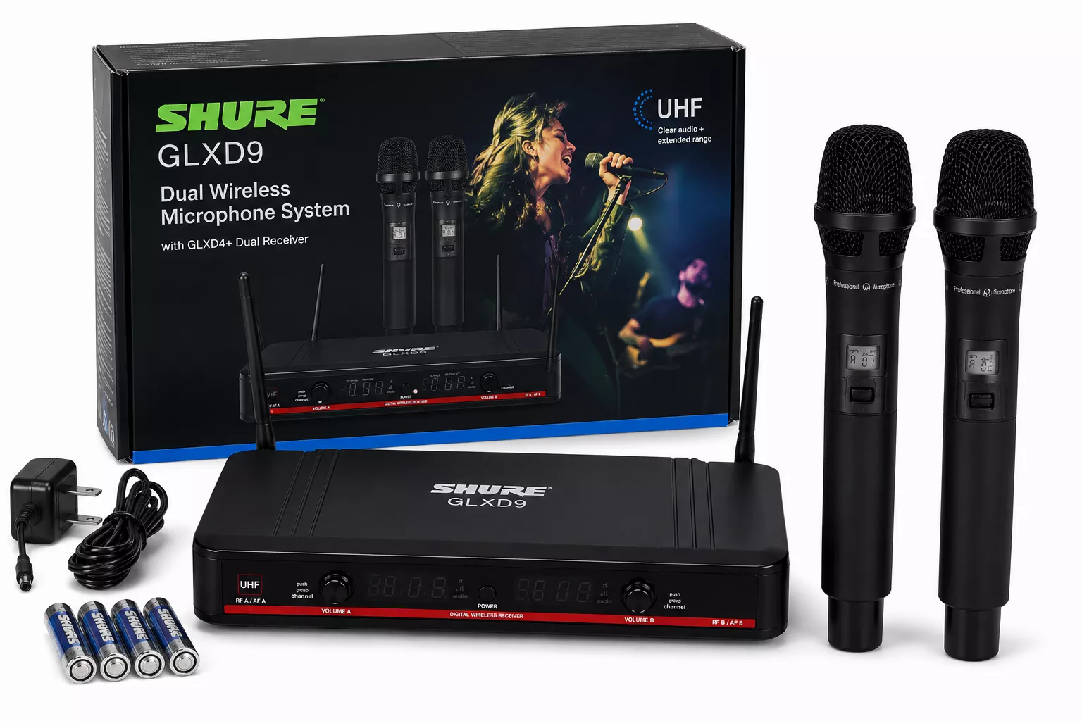 Shure GLXD9 Dual Wireless Microphone System Price In Kenya – Reliable Wireless Sound for Churches, Events and Live Performances 15 Original Shure GLXD9 Kenya