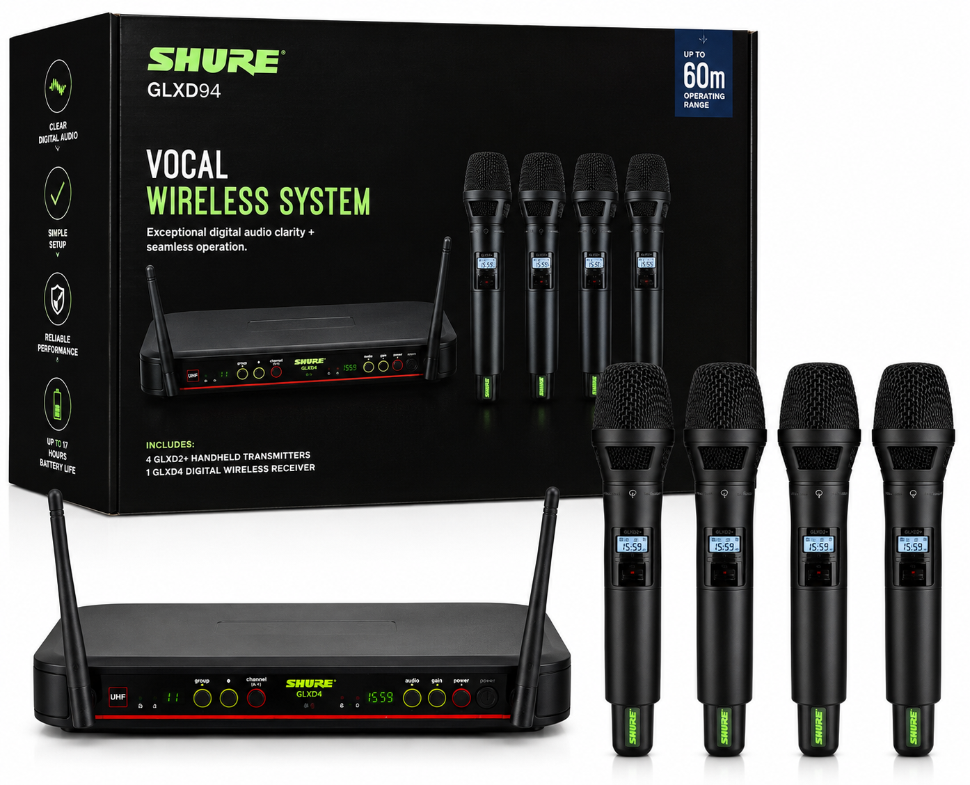 Shure GLXD94 Wireless Microphone System Price In Kenya 10 Shure GLXD94 Wireless Microphone System Price In Kenya