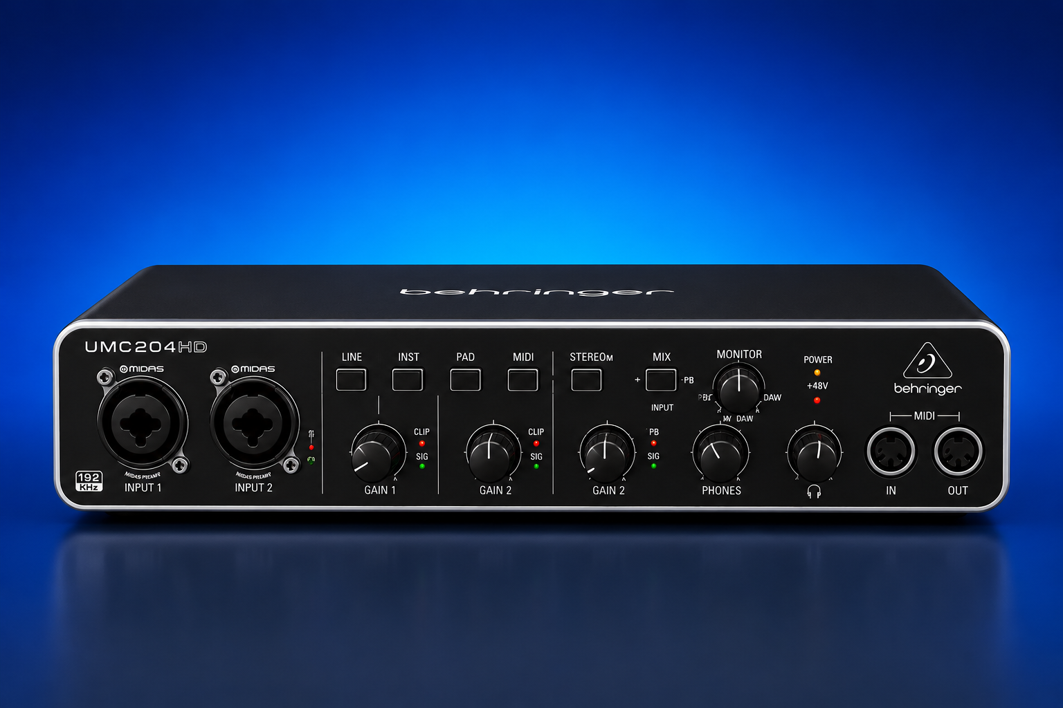 Behringer UMC204HD Price in Kenya – Professional 2x4 USB Audio Interface for Recording 8 Original Behringer UMC204HD Kenya