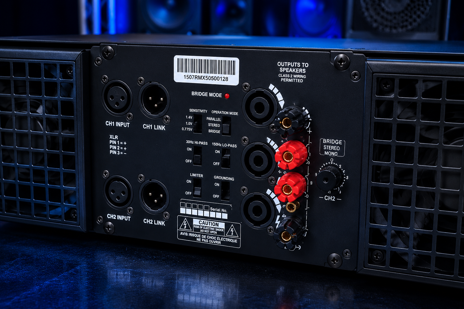 QSC RMX 5050 Price In Kenya – High-Power Amplifier for Clubs, Churches and Live Events 8 Original QSC RMX 5050 Kenya