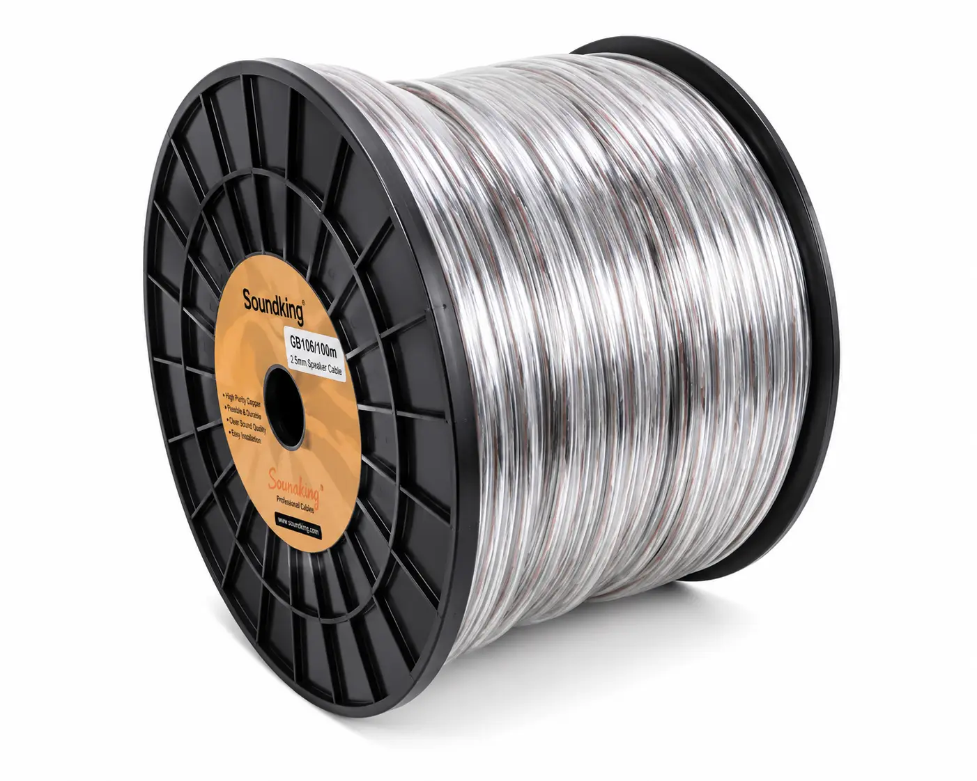 SoundKing GB106/100m 2.5mm Speaker Cables – Reliable 100m Cable Roll for PA, Church and Installation Wiring 11 SoundKing GB106 speaker cable