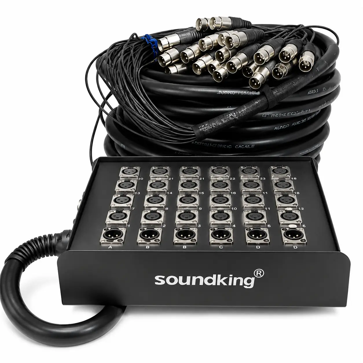 Soundking AH108/50 Snake Cable – Professional 8-Channel 50m Audio Multicore Cable for Live Sound 11 Soundking AH10850 cable